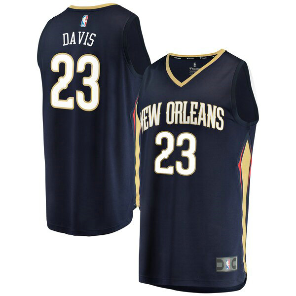 Maillot New Orleans Pelicans enfant Anthony Davis 23 Icon Edition Bleu marin